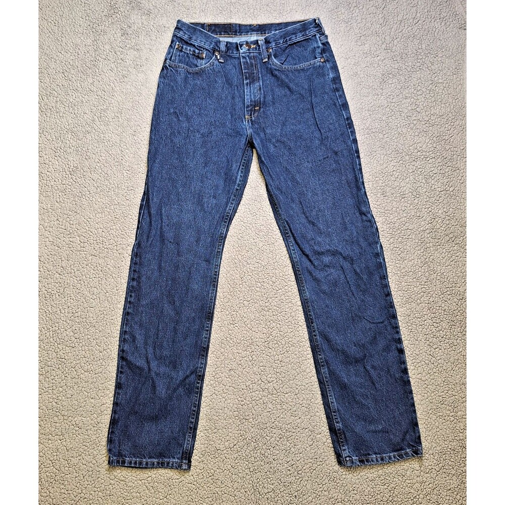 Wrangler Jeans Mens 33x34 (actual 31.5x32.25) Regular Fit Denim Straight Leg